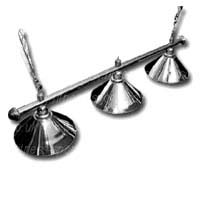 chrome pool table lights