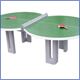 concrete tennis table
