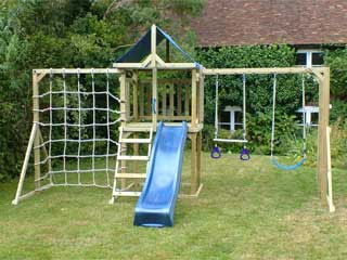 wooden play centre