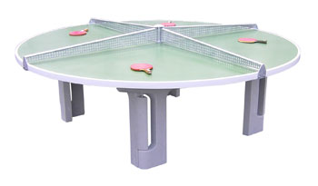 Butterfly 4 Player Concrete polymer outdoor all weather tennis table