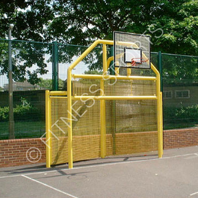 solid steel basketball stand