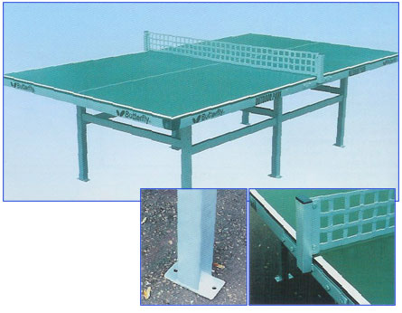 Buterfly home rollaway outdoor tennis table