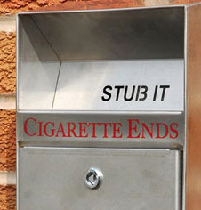 Smoking Area Litter Bins