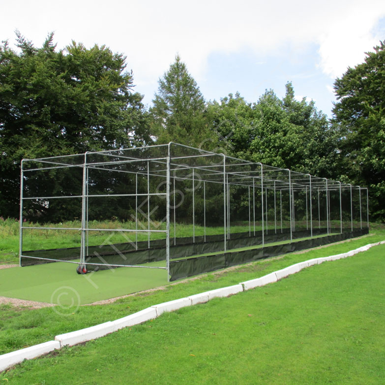 Double Bay Steel Cricket Batting Net Cages & Multi Lane Practice