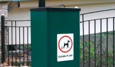 Parish council grade dog waste bin.