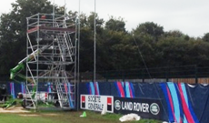 Rugby world cup training ground equipment supply and installation.