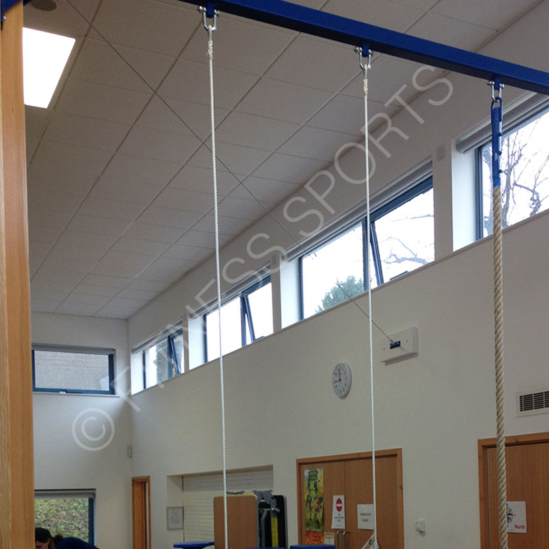 Wooden Rope Climbing Frame. Rope Climbing Apparatus. School PE Apparatus School PE Equipment