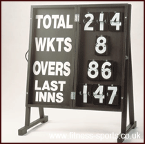 folding wooden cricket scoreboard