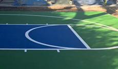 Garden basketball court areas