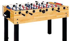 Garlando G100 Maple indoor free play table football table.