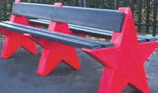 Junior Star Playground Bench