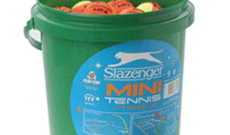 Slazenger x 96 mini tennis ball bucket.