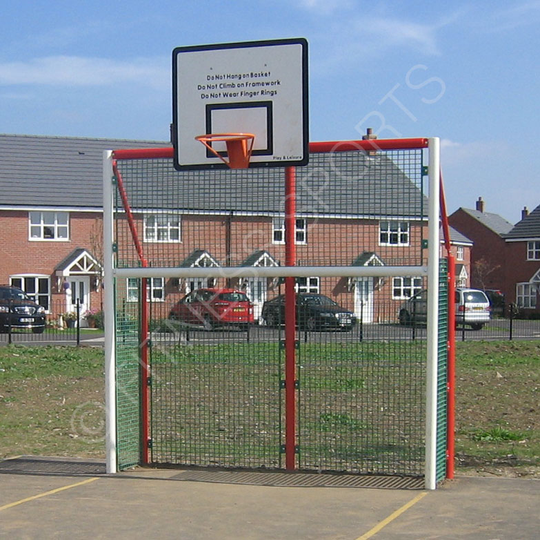 In Ground Steel Multi Use Games Area Combination Basketball & Football