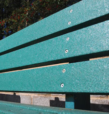 Wooden Public Seating Bench
