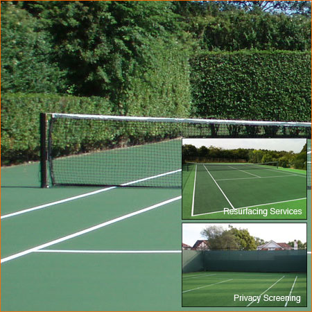 tennis court surface
