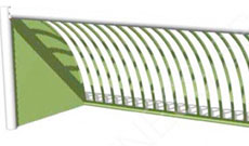 Outdoor & indoor five a side football goalposts.