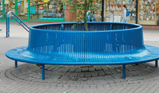 Steel Public Seating Area