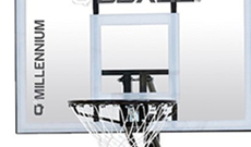 Q4 Millennium portable 8-10ft basketball net system.