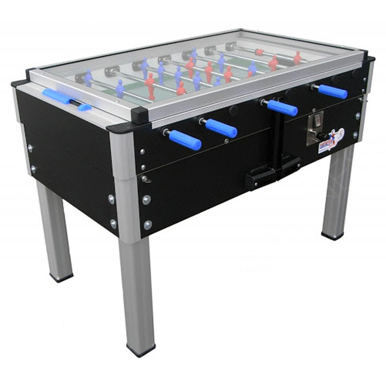 Roberto Export Pro indoor coin operated table football.