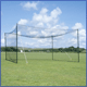 roofed net and pole heavy duty cricket nets