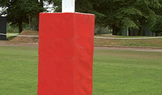 PVC padded professional safety rugby post padding.