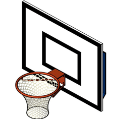 Wall Fixed Standard Basketball Goal