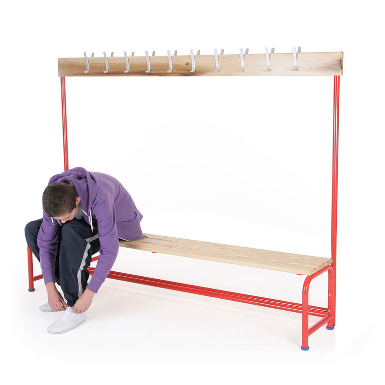 Steel Changing Room Single Bench Seat Area Fitness Sports