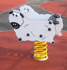 Playground springers for play areas