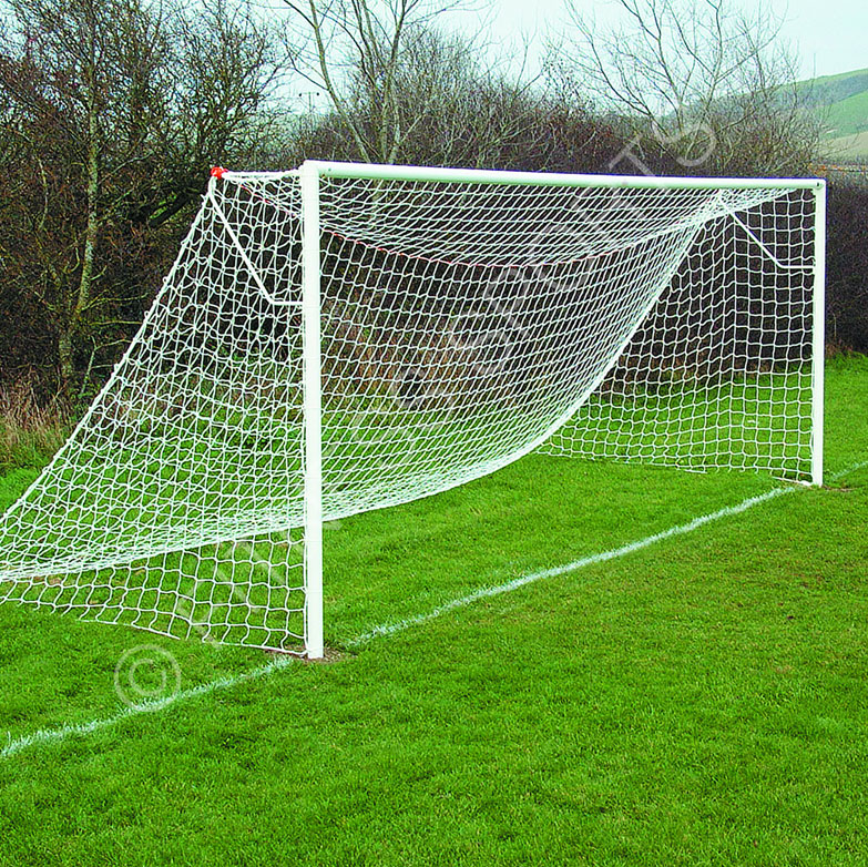 Steel In Ground Socketed Football Goal Posts Fitness Sports Equipment
