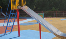 Steel Playground Slides