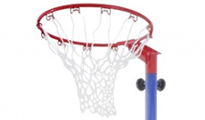 Sure Shot 540 combination netball basketball goal unit.