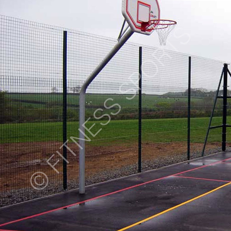 Sure Shot 651 Anti Vandal Heavy Duty Outdoor In Ground Basketball Goal Post Fitness Sports