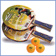 cornilleau duo tennis bat pack