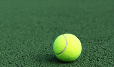 Hard and sand based tennis court surfaces.