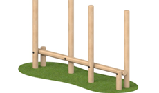 Timber Climbing Play Posts