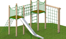 Timber Adventure Slide Area