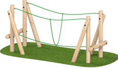 Timber Rope Walkway