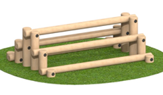 Timber Climbing Play Logs
