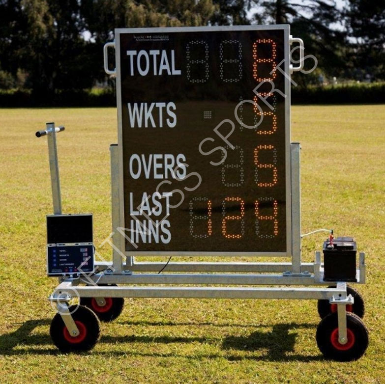 Wall Fixed Digital Cricket Scoreboard. Digital Score Keeping Fitness Sports Equipment