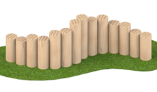 Timber Climbing Log Wall