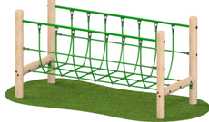 Timber Rope Walk Bridge