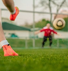 Football goalposts and equipment