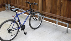 Floor Mounted Bicycle Storage Rack