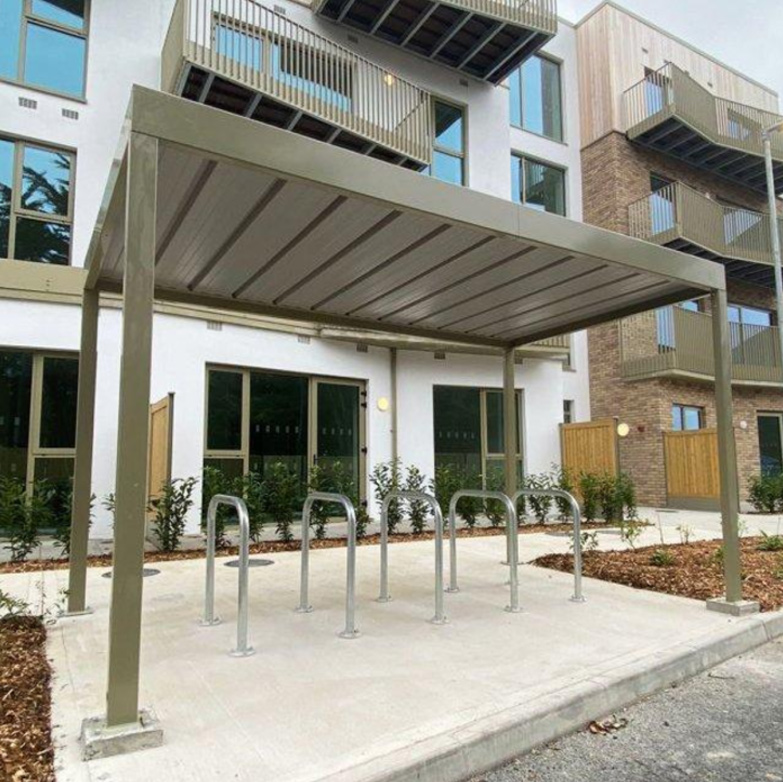 Open Canopy Bicycle Rack Shelter Open Canopy Bicycle Rack Shelter