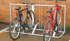 Upright Bicycle Wall Storage Rack