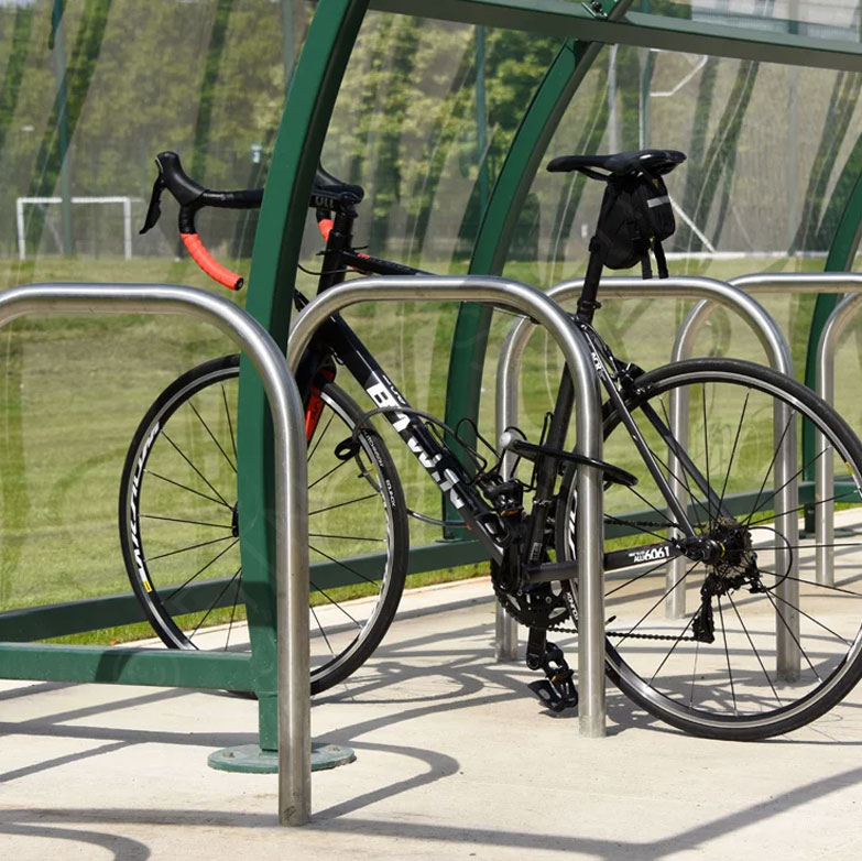 Steel Floor Mounted Cycle Stands