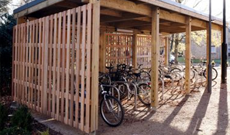 Sherwood Timber Bicycle Shelter