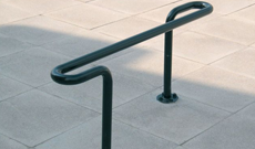 Waved Bicycle Steel Security Rack