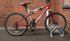 Floor Fixed Bicycle Wheel Rack