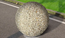 Concrete 41cm Ball Parking Bollard